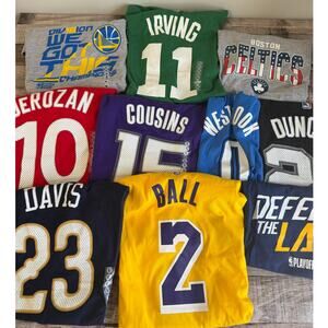 Reseller Bundle Lot of 10 NBA Basketball Kids T-shirts